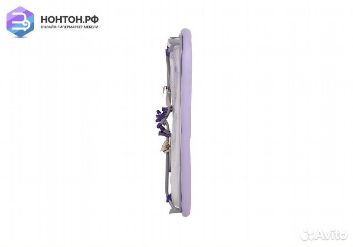 Манеж Фея Классика принт Милые оленята / сиреневый