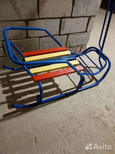 Детские зимние санки