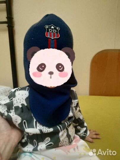 Шапка шлем для мальчика новая