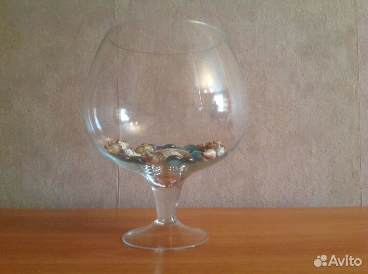 Бокал - аквариум