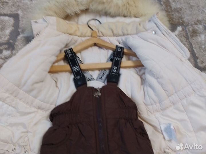 Зимний костюм для девочки 98