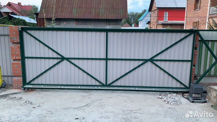 Ворота откатные под ключ