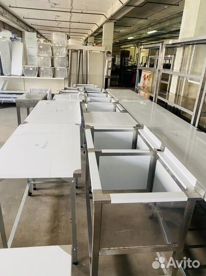 Полки столы новые из нержавейки