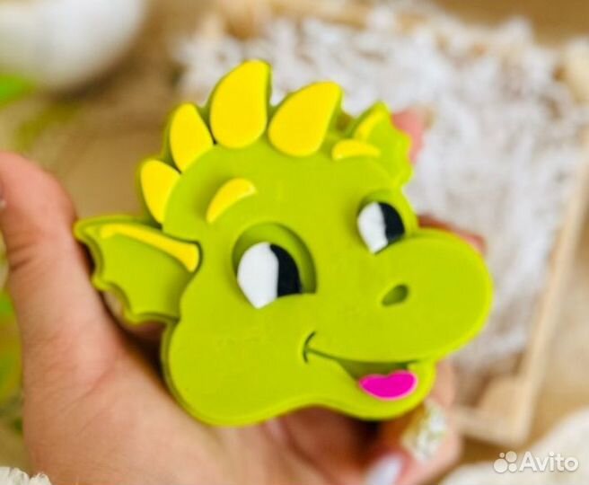 Форма для мыла Дракоша символ нового года силикон