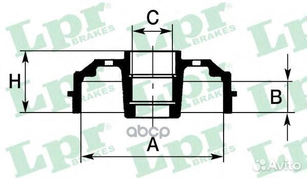 7D0391 Барабан торм. renault kangoo 97- 7D0391 Lpr