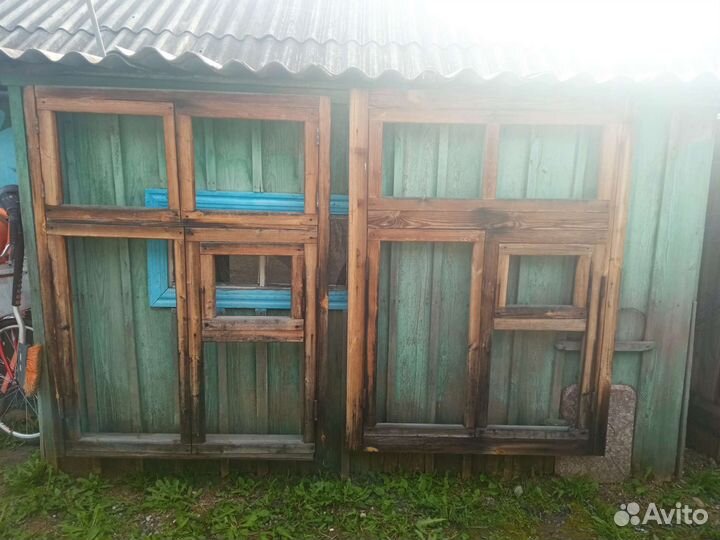 Оконный блок деревянный новый