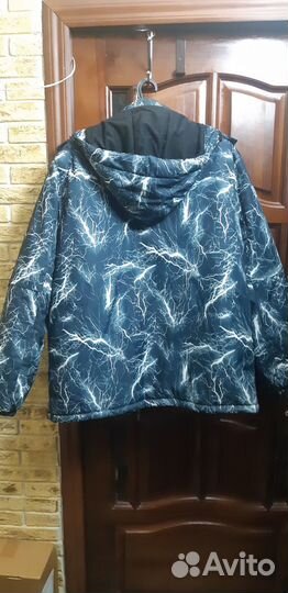 Куртка осенне-зимняя мужская с капюшоном