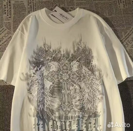 Винтажная футболка y2k