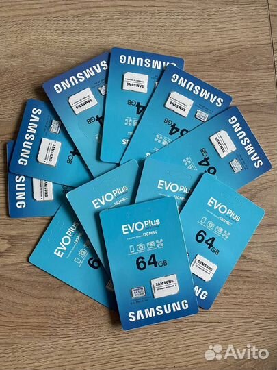 Карта памяти 64Gb Micro SD Samsung с доставкой