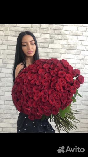 Розы оптом высокие