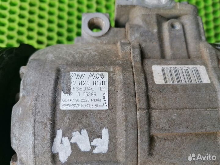 Компрессор кондея на Skoda Fabia 2007-2015