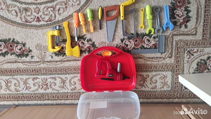 Детский набор инструментов с дрелью