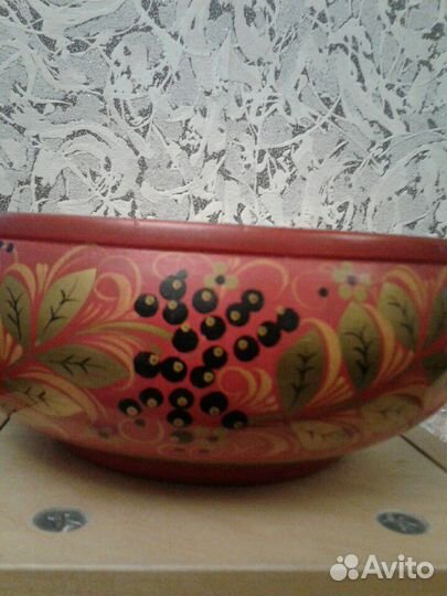 Салатник Золотая Хохлома СССР