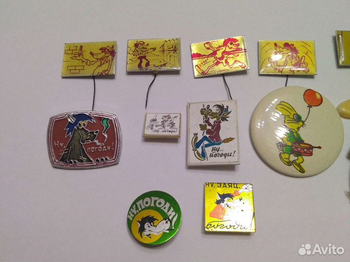 Подборка значков Ну погоди Цена за все