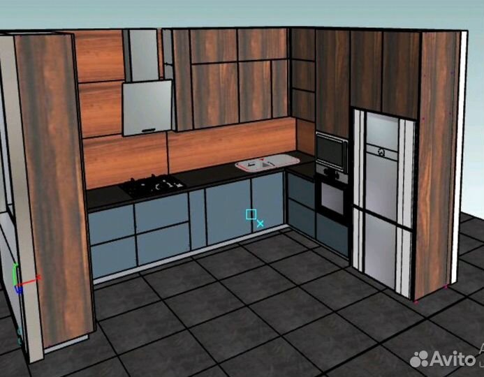 Проектировка мебели, кухонь по вашим размерам