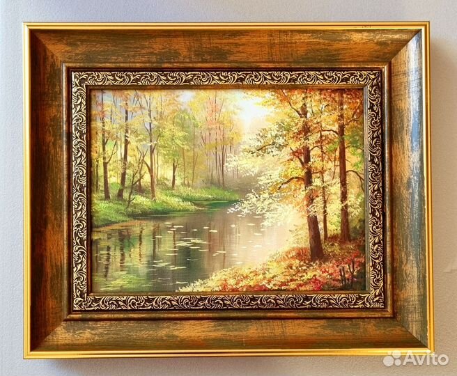 Картина маслом на холсте пейзаж