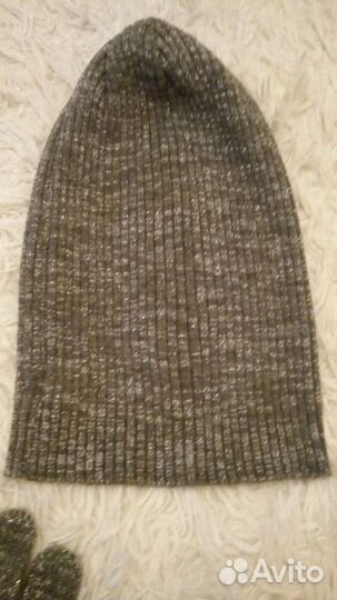 Комплект шапка+ перчатки