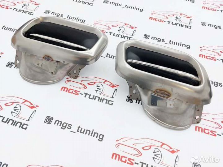 Насадки на выхлоп Maybach хром Mercedes GLS X167