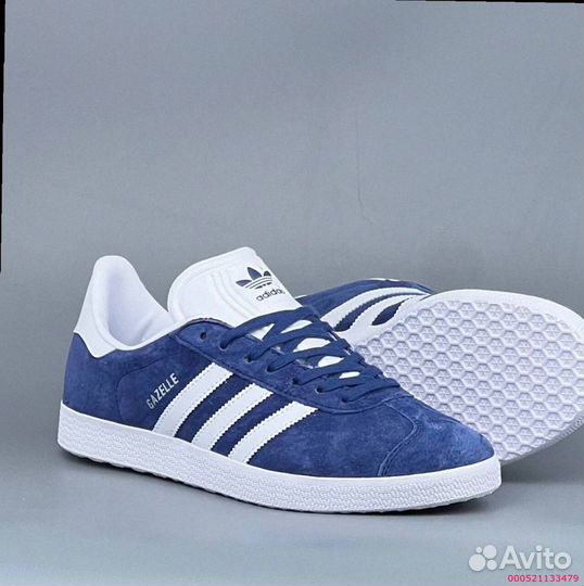 Кроссовки Adidas Gazelle Blue (Арт.88529)