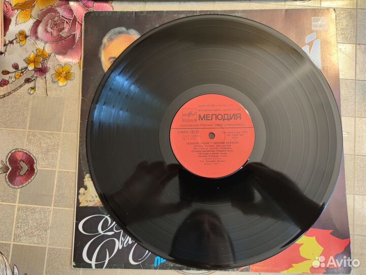 Грампластинка с песнями Евгения Клячкина