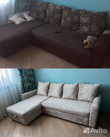 Реставрация, перетяжка мягкой мебели