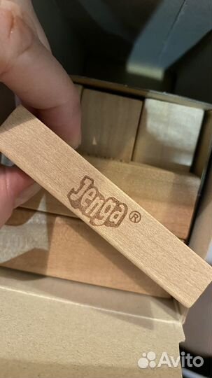 Настольная игра дженга дерево почти новая