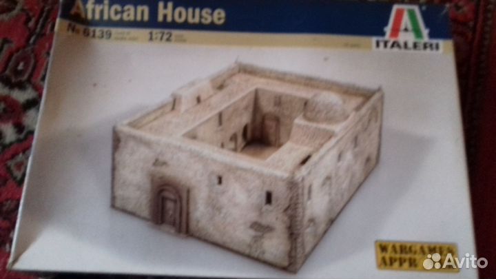 Миниатюра 1:72.Строения