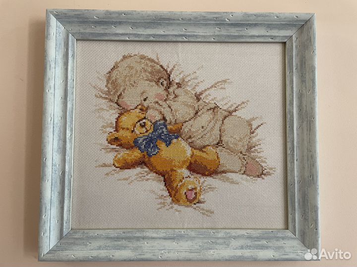 Картина, вышитая крестом «Малыш»