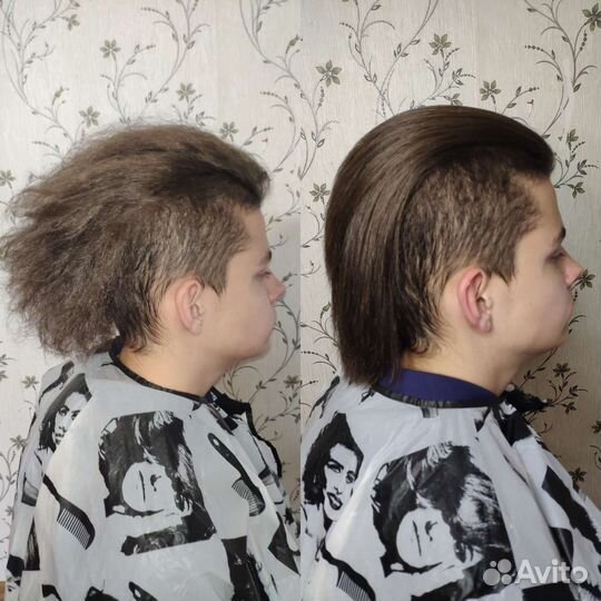 Кератиновое выпрямление кератин/ботокс полировка