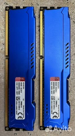 Оперативная память Kingston HyperX fury Blue
