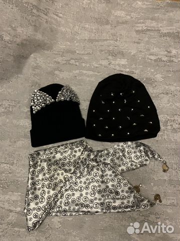 Шапка и шарф женский