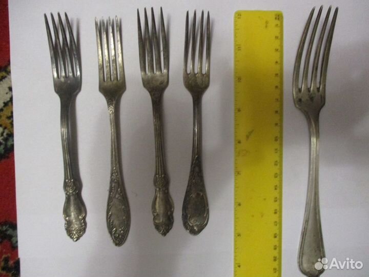 Вилки + Ложки Мельхиор и Нержавейка