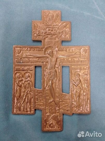 Крест Распятие Христово с Предстоящими, подлинник