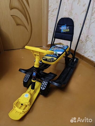 Снегокат с колесами