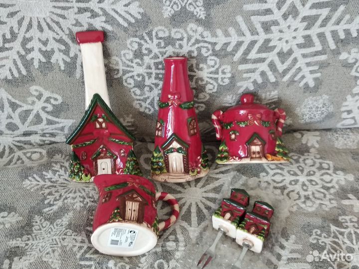 Рождественский набор посуды