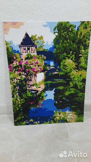 Картины по номерам раскрашенная