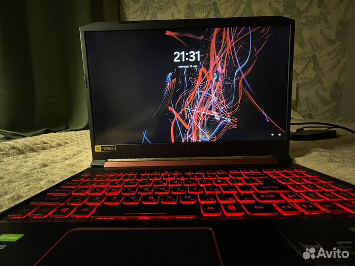 Ноутбук Acer nitro 5 32 гб, 1,5 тб, 1650 GTX