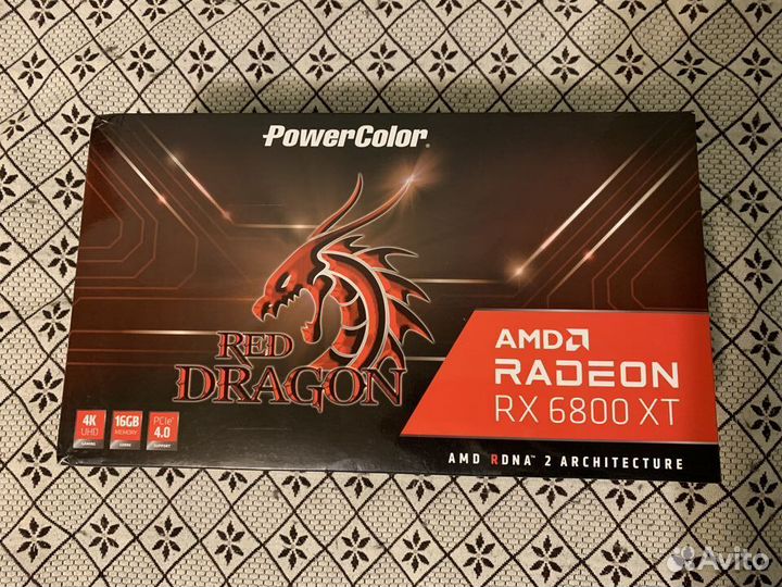 AMD RX 6800XT Powercolor Red Dragon (гарантия DNS)