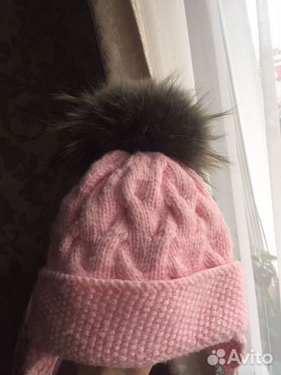 Шапка и снуд зимняя для девочки