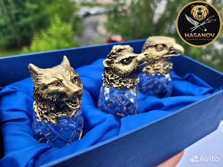 Хрустальные рюмки перевертыши