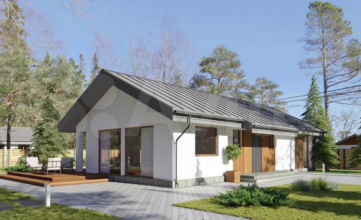 Дом 115 м² на участке 10 сот.