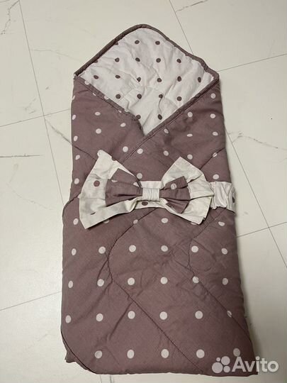 Одеяло на выписку конверт доя новорожденного