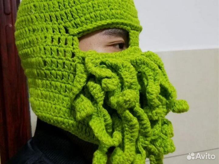 Шапка балаклава осминожка 56