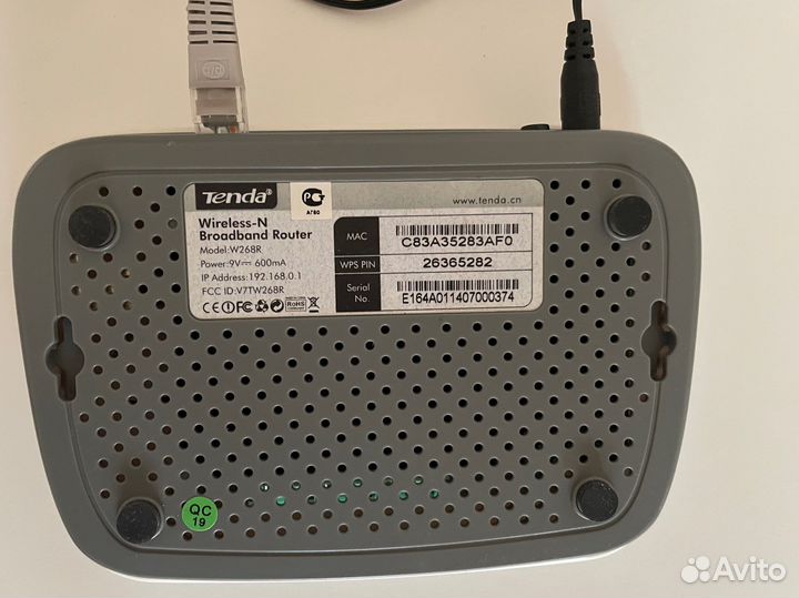 Wifi роутер tenda W268R