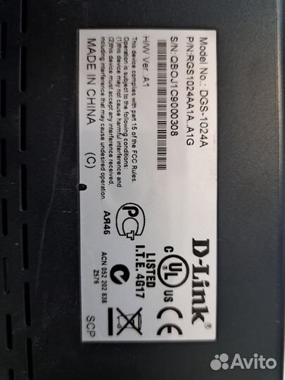 Коммутатор D-Link DGS-1024A