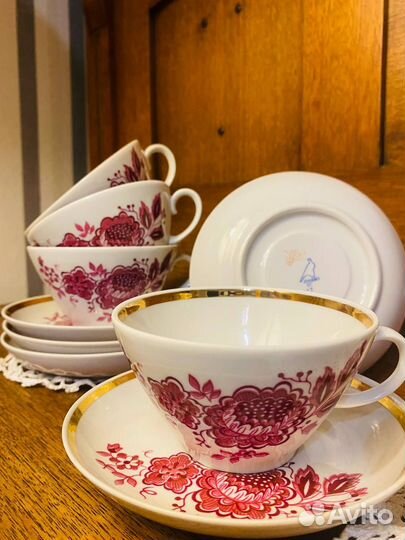 Чайные пары Сервиз СССР Посуда