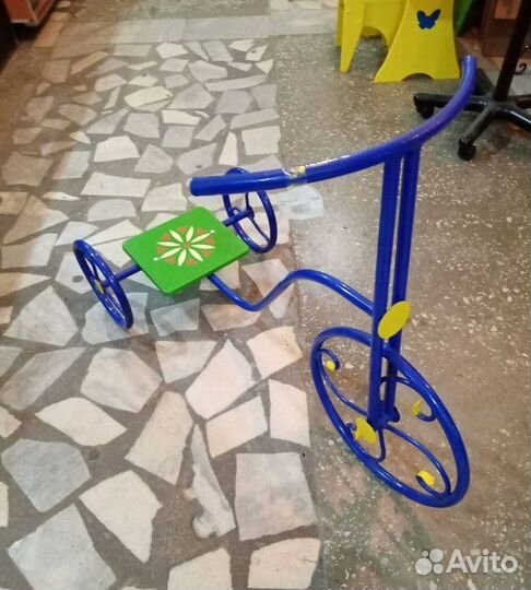 Велосипед, подставка для цветов