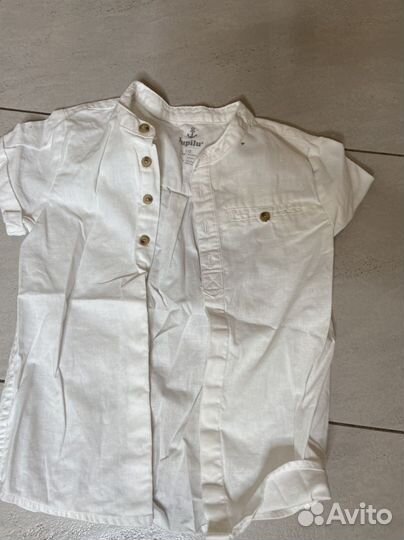Рубашка для мальчика 110 lupilu