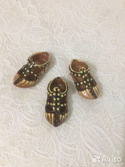 Восточная туфелька керамика