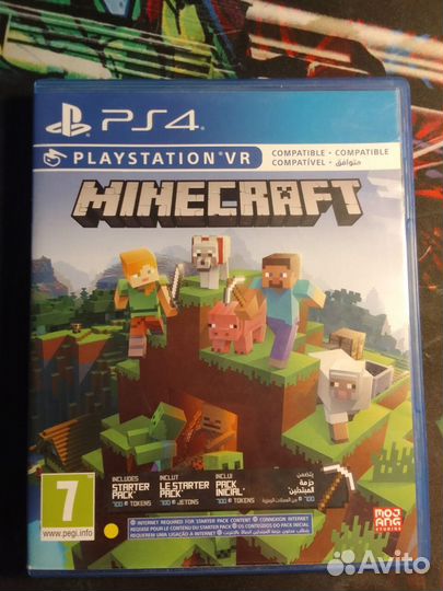 Диски на ps4 майнкрафт